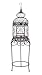 Deco 79 Vintage Metal Free-Standing Birdcage, 14