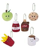 Ganz Scrumchums Series 1 Plush Set of 6 Apple - Fries - Jelly - Syrup - Cookie - Marshmallow