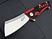 Eafengrow EF78 Folding Pocket Knife D2 Blade and G10 Handle with Clip Ball Bearing EDC Tool for Outdoor Rescue Survival (EF78-red)