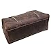 Polare Mens Vintage Leather Duffel Overnight Travel Duffle Weekender Bag With YKK Metal Zippers (X-large 23.2'')