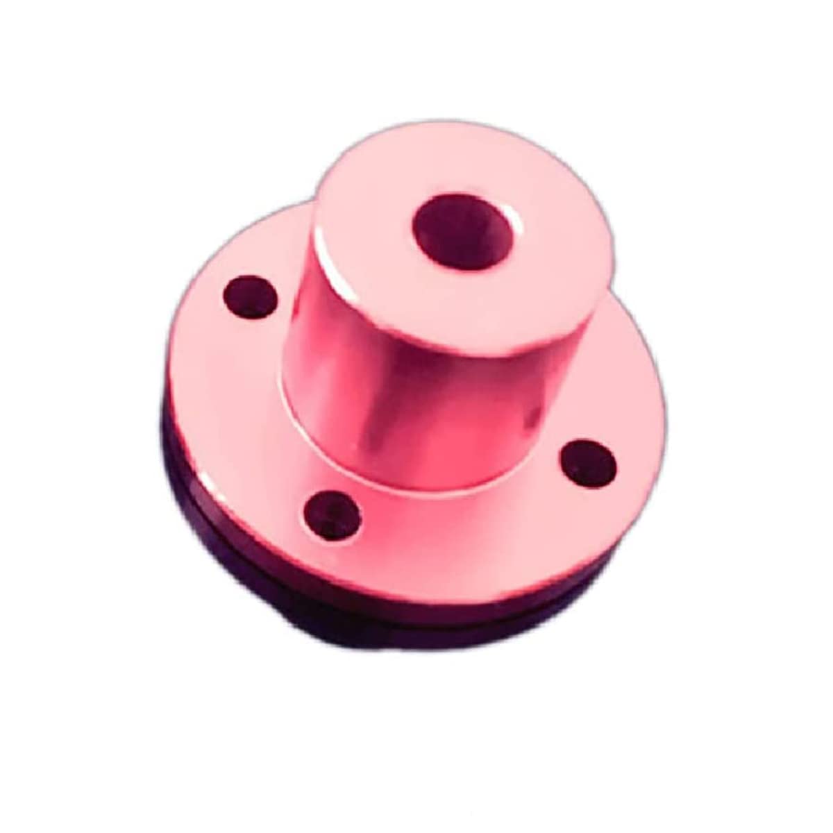 5mm Inner Dia Rigid Flange Coupling Aluminum Alloy Shaft Rigid Coupler Connector Motor Adapter Couplers Red D28mm x L15mm