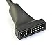 19-Pin USB3.0 to USB2.0 Adapter Header Cable - Suitable for use with USB 2.0 Based Mother Boards