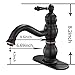 BWE Single Handle One Hole Commercial Bathroom Sink Faucet Lavatory Oil Rubbed Bronze Deck Mount