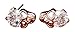 Ottilie Cubic Zirconia Skull Stud Earrings