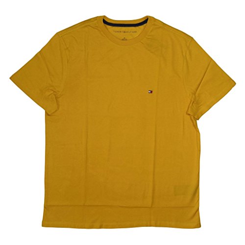 tommy hilfiger yellow crew neck