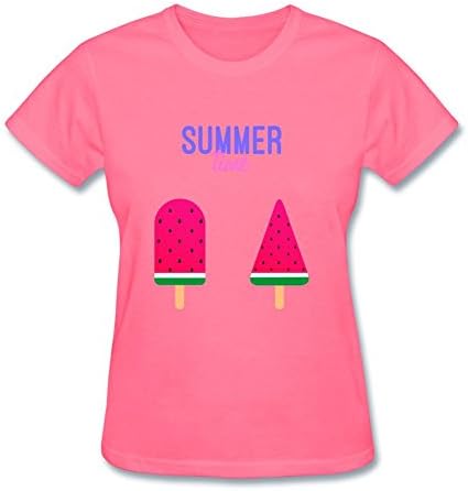 Aeenohik Women's Watermelon Icecream Short Sleeve T shirt XXL