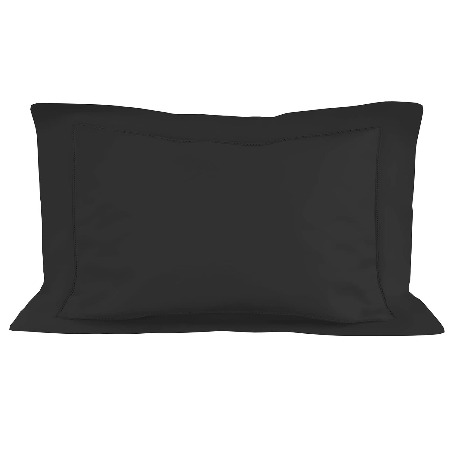 Soleil d'Ocre, Cushion Cover in Cotton 50 x 75 cm Noted Anthracite