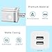USB Wall Charger, (UL Certified) HI-CABLE 2-Pack 2.1A/5V Dual Port USB Plug Power Adapter Charging Block Cube Compatible with iPhone X XR Xs Max 8/7/6/6S Plus SE/5S, iPad, Samsung, Android Cell Phones