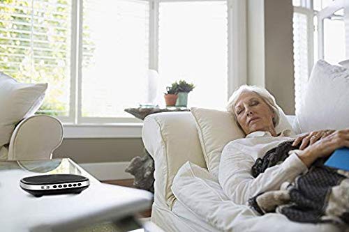 Sleep White Noise Machine, 20 Soothing Sounds, Sleep Aid Machine with Earphone Jack & 3 Timer Setting, Sound Therapy for Adult Baby Home Office Travel, USB Plug or Rechargeable Battery Powered