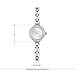 GEORGE SMITH 22 mm Austrain Crystals White Dial Women's Wrist Watch for Ladies with Stainless Steel Band