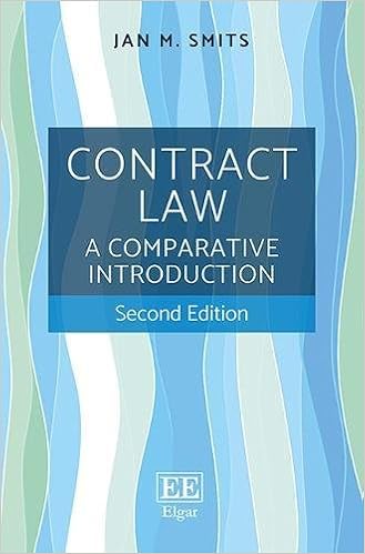 Contract Law A Comparative Introduction Second Edition Jan M Smits 9781785368769 Amazon Com Books