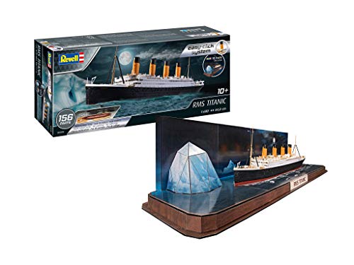 Revell RV05599 5599 05599 RMS Titanic + 3D Puzzle Eisberg Schiffsmodell Bausatz 1:600