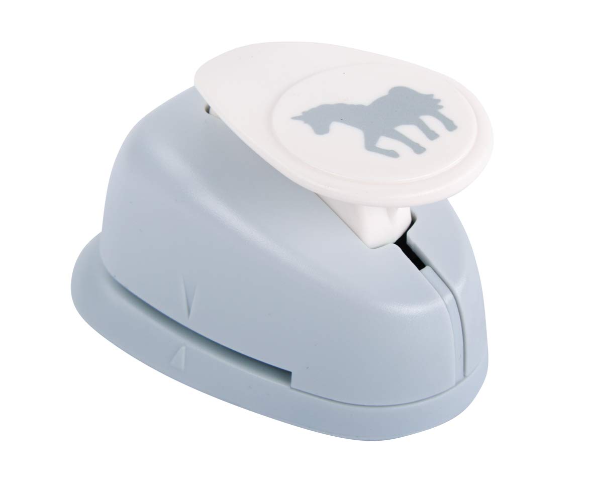 Rayher Paper Craft Punch with Unicorn Design, Lever Punch for Card Making and Scrapbooking, 2.54cm, 1", 69194000