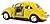 5" 1967 Volkswagen Classic Beetle 1:32 Scale (Yellow)