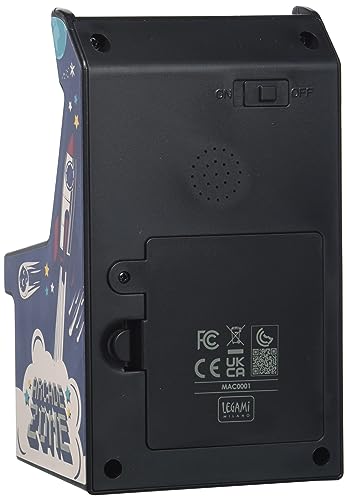 Legami - Mini Videogame Arcade, 240 Games, with Lights and Sounds, Adjustable Volume, English Language, Colour Screen, 8.5 x 15.4 cm