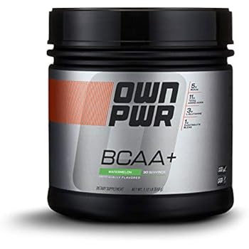 OWN PWR BCAA+ Powder, Watermelon, 30 Servings, Micronized Branched Chain Amino Acids with Glutamine, Electrolytes & More