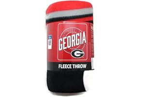 Northwest NCAA Georgia Bulldogs Unisex-Adult Fleece Throw Blanket, 50" x 60", Campaign