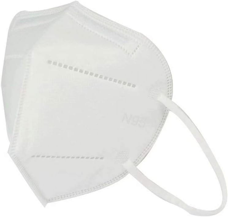 N95 Disposable Respirator Masks Breathing Safety Face Masks Reusable 4 Layer Dustproof Masks for Men Women Running Riding Outdoor Activities 30Pcs