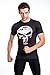 Red Plume Men's Compression Shirt, Fitness Sports Skull T-shirt Short Sleeve (L)