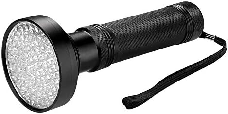 Handheld Pet Urine Light Detector Portable Black Light UV Flashlight Cat Dog Stain Ultra Violet Light 100 LED Super Bright UV Light for Pet Urine Detection Scorpion Hunting Freon Leak Diagnostics