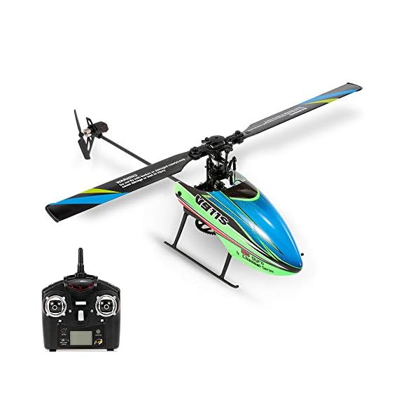 4.5 Kanal Single-Rotor RC ferngesteuerter Hubschrauber mit 2.4GHz-Technik und Gyro-System, Ready-to-Fly, inkl. Akku und…