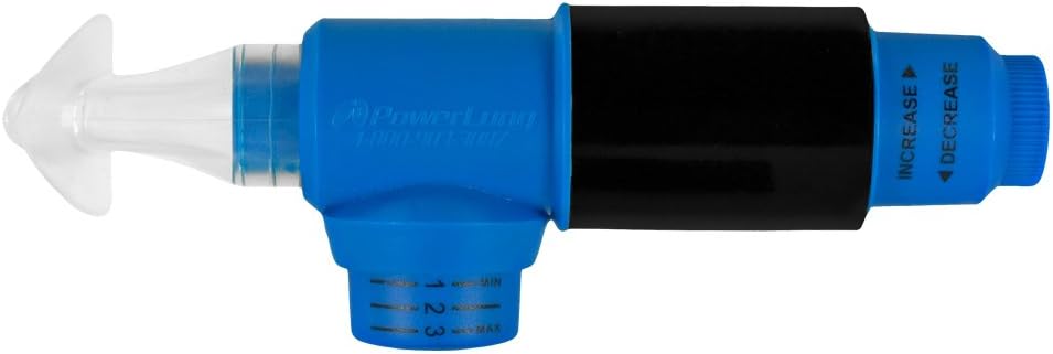 PowerLung SPORT Breathing Active Series Trainer With FREE PowerLung Washe
