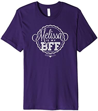 Mens Melissa is my BFF - Essential Oil Shirt XL Purple