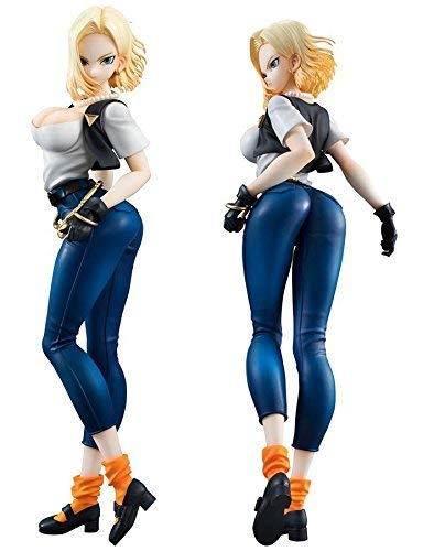 Dragon Ball Z Android 18 Lazuli sexy 20cm PVC New figurine toys Collection Anime Action Figure for Christmas gift 170806