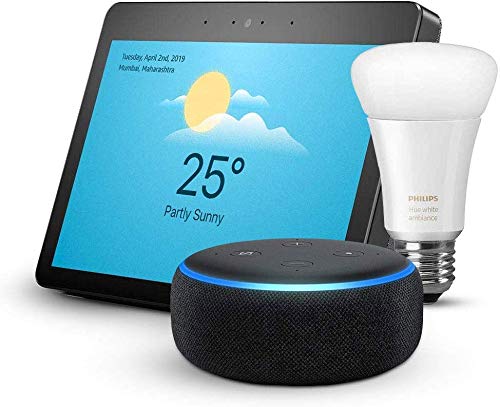 echo spot philips hue