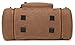 Kenox Oversized Canvas Travel Tote Luggage Weekend Duffel Bag (Coffee)