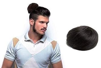 Amazon Com Clip On Instant Man Bun Black Beauty