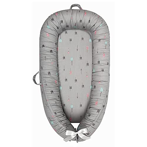 Yoocaa Baby Lounger Soft 100 Cotton & Fiberfill Breathable Newborn