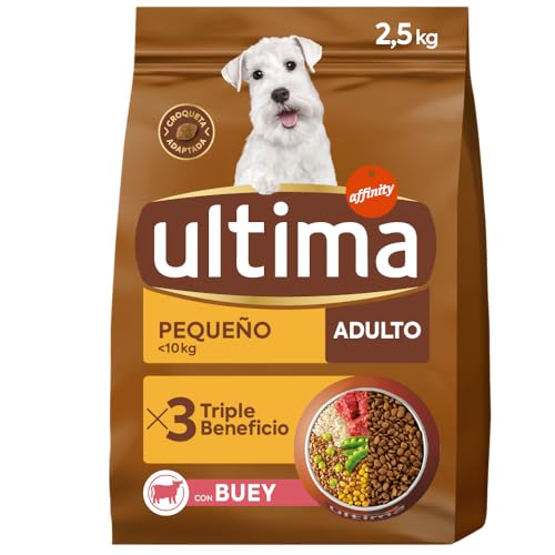 Pienso para Perros Pequeños Adultos con Buey - 2,5kg