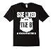 Men's She Liked The B Shirt - Stayed For The D Beard Large Black