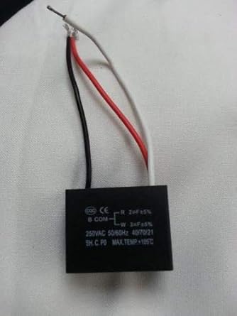 Amazon Com 1 Piece Ceiling Fan Capacitor 2uf 3uf 2mfd 3mfd