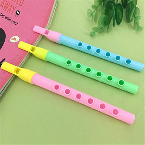 Sales-B Kids Plastic Trumpet Early Musical Education Toys Gift Baby Piccolo Reed Pipe Musical Instrument Developmental Toy