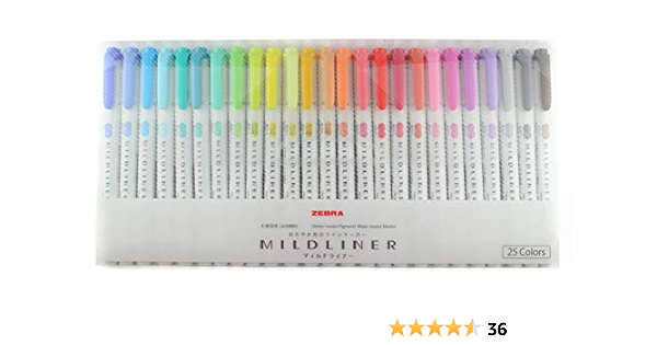 mildliner brush pens amazon