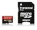 Transcend 16 GB MicroSDHC Class 10 UHS-I Memory Card with Adapter 90 Mb/s (TS16GUSDHC10U1)