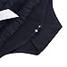 COSLAND Infant Baby Girls' Lace Tutu Little Dress Bodysuit, Black, 0-3 Months