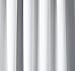 Amazon Basics Room Darkening Blackout Window Curtain with Rod Pocket and Tie Back, 52 x 84 Inches, White - Set of 2