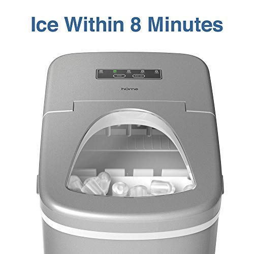 hOmeLabs Chill Pill Countertop Ice Maker Perfect Ice in 8 to 10