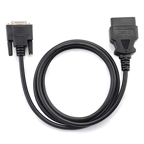 iKKEGOL J1962 Full 16 Pin OBDII Male to DB26 Female Cable Adapter Connector for Car Auto Diagnostic Scanner Tool Converter Cord(OBDII Male to DB26 Female) - Thumbnail 4