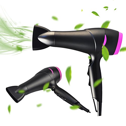 PowCube 1875W Quick Dry Lightweight 3 temperature heat settings Hair Dryer