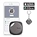 Key Finder Smart Tracker, H+LUX Phone Finder Bluetooth Key Finder with Anti-Lost Alarm Reminder, Replaceable Battery and App Control for Phone, Car Key, Wallet, Backpack, Luggage, Black