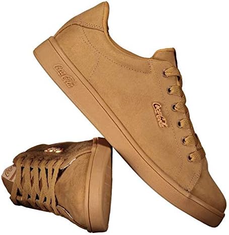 tenis coca cola masculino caramelo