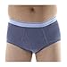 Wearever Incontinence Underwear for Men - Reusable & Washable Men's Bladder Control Briefs with Regular Absorbency - Leak Proof Underwear 150 ml (Pack of 3) Gray XL