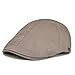 VOBOOM Ivy caps Herringbone Cotton Flat caps Light Newsboy caps Cabbie Hat (Gray)