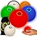5x Pro LED Glow Juggling Balls - Ultra-Bright - MIX COLORS- Battery Powered Glow LED Juggling Ball Set of 5 with Drawstring Travel Bag!