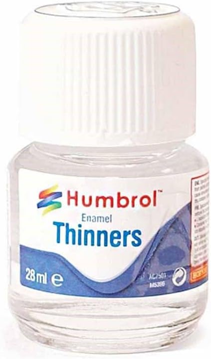 Humbrol AC7501 Enamel Thinners 28ml Bottle for Airbrushing Solvent Paints