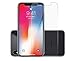 CITIC'S iPhone X Screen Protector, iPhone 10 Screen Protector Tempered Glass 9H Hardness Full Coverage Crystal Clear Bubble-Free for Apple iPhone X /iPhone 10 Edition White (latest released version)